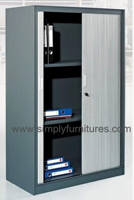 Tambour Door Metal File Cabinet