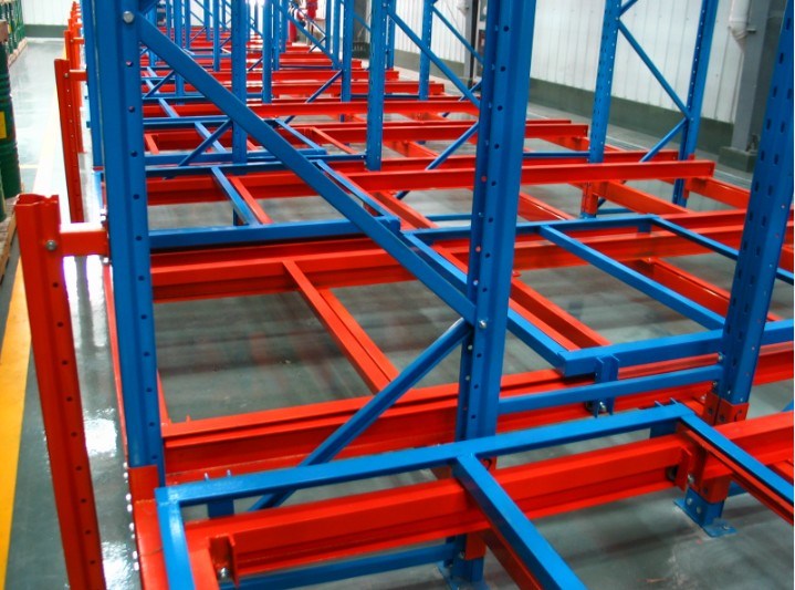 Warehouse Heavy Duty Gravity Storage Push Back Racking