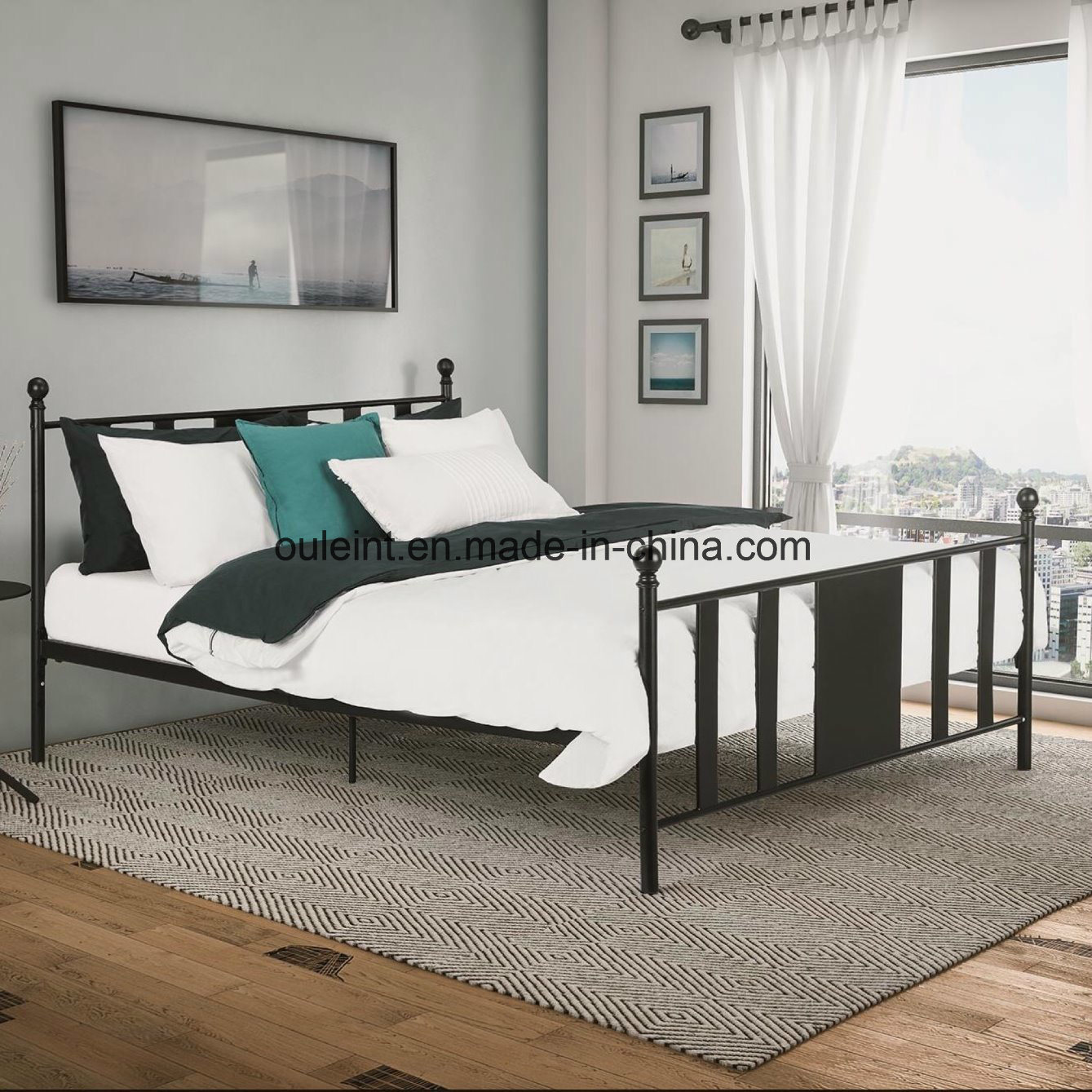 Morden High Quality Metal Steel Bed (OL17194)