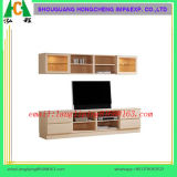 Europe Melamine Flat Package MDF Pb Popular TV Stand