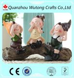 Garden Decoration Resin Three Doll Figurine for Sale