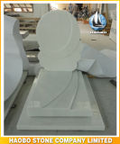 European Gravestone White Marble Tombstone