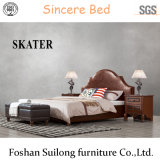 Modern Top American Style Fabric Bed Leather Bed Bedroom Bed