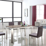 Metal Marble Dining Table with Living Room Furniture