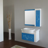 Hot Sale PVC Bathroom Cabinet with Side Cabinet Sw-PF006W