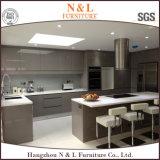 Melamine, High Gloss Lacquer, PVC, Solid Wood Kitchen Cabinet