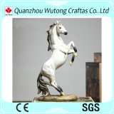 European Stylewine Cabinet Lucky Custom White Horse Statue