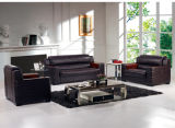 Living Room Sofa with Modern Genuine Leather Sofa Set