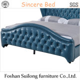 Modern Style Real Leather Bed