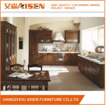 2018 Aisen European Style Solid Wood Kitchen Cabinet