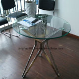 Five-Pointed Star Glass Office Table