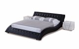 Finland Style Chesterfield Divani Leather Bed