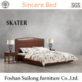 American Style Modern Bedroom Bed Fabric Bed Leather Bed