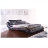 Hight Quality Soft Leather Bed on Sale 814#