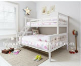 White Three Sleeper Bunk Bed, Double and Single