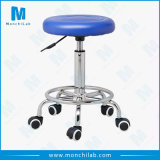 Adjustable Five Wheels Lab Stool