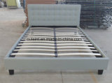 Fabric Platform Queen Bed Bedroom Furniture (OL17165)