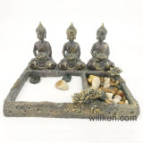 Antique Resting Buddha Zen Garden Statue for Home Decoration