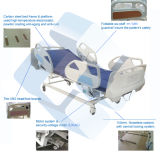 Factory Direct Price ABS Hospital ICU &Ccu Total Care Electric Bed/Movable Patients Bed