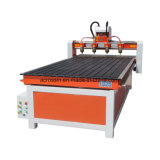 Multi-Head Woodworking CNC Router Machine with Rotary