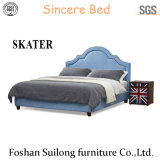 Modern Bed American Style Fabric Bedroom Bed Sk18