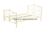 White Morden Metal Double Bed (OL17135)