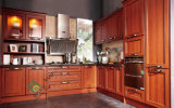 Hot Sale Green Village Solid Wooden Kitchen Cabinet (zs-304)