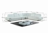 Hot Selling Leisure Leather Sofa (SBO-9139)