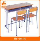 Wooden Double School Desk&Chair of Classroom Furniture