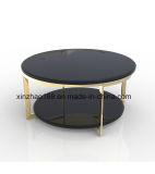 Black Top Glass Coffee Table