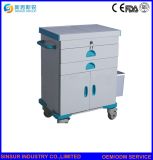 ISO/CE Quality Hospital Furniture ABS Multi-Function Medical Emergency Cart Trolley