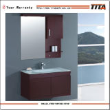 Solid Wood Bathroom Furniture/Glass Bathroom Cabinet/Modern Bath Vanity (T9108)