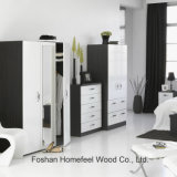 3 Piece High Gloss Bedroom Furniture Wardrobe Set (BD16)