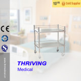 Hospital Stainless Steel Treatment Trolley (THR-MT240)