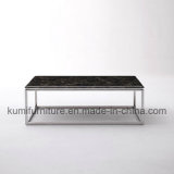 Marble Top Stainless Steel Table with Hotel Furniture