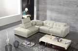 Modern Simple Living Room Leather Sofa with Corner (HC7342)