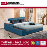 Blue Color Fabric Bed for Bedroom Use (FB8047A)