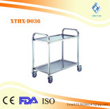 Factory Direct Price Emergency Stainless Steel Emergency Trolley Hospital Medical Therapy Trolley