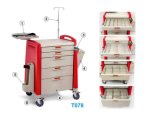 Hot! ! Multi Function Medical ABS Cart Hospital Emergency Treatment Trolley