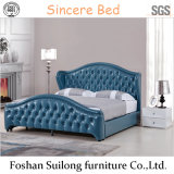 Modern Style Real Leather Bed 1106