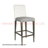 Bar Furniture Full Upholstered Metal Restaurant Matild Barstool with Velvet Fabric