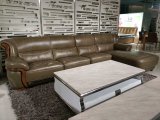 Modern Living Room Genuine Leather Sofa (SBL-1702)