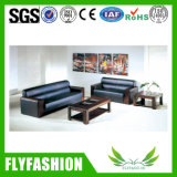 Classical Design Office Furniture Genuine Leather Sofa Set (OF-02A)