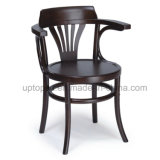 Wholesales Round Soild Wood Armrest Cafe Chair for Restaurant (SP-EC226)