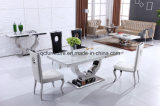 Stainless Steel Base Marble Top Dining Table 868#