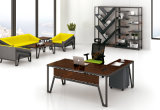 L Shape Modern Simple Office Wood Furniture Excutive Office Desk (BL-AYD18B)