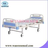 Bam100 Hospital furniture Manual Single Crank Bed with Aluminium Alloy Handrails