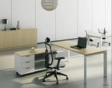 Popular Steel Frame L Shape Modern Office Desk