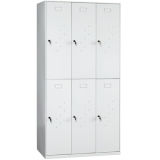 6 Door Metal Hospital Storage Lockers