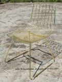 Leisure Furniture Metal Dining Side Wire Restaurant Garden Chair